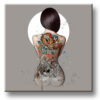 La femme tatouée – Collector One 120x120cm