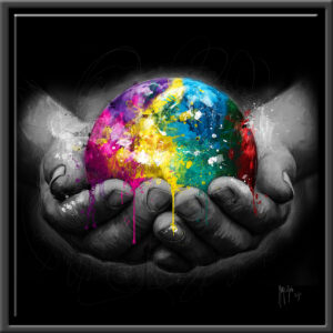 we are the world peinture tableau Patrice MURCIANO exclusive