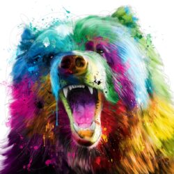 Bear Pop - Poster PREMIUM authentique de Patrice MURCIANO