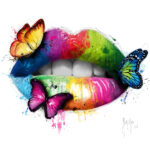 Butterfly Kiss - Poster PREMIUM authentique de Patrice MURCIANO