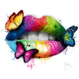 Butterfly Kiss - Poster PREMIUM authentique de Patrice MURCIANO