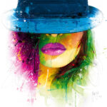 Coco Chapeau - Poster PREMIUM authentique de Patrice MURCIANO