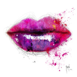 Color of kiss - Poster PREMIUM authentique de Patrice MURCIANO