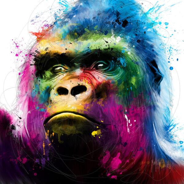 Gorilla - Poster PREMIUM authentique de Patrice MURCIANO