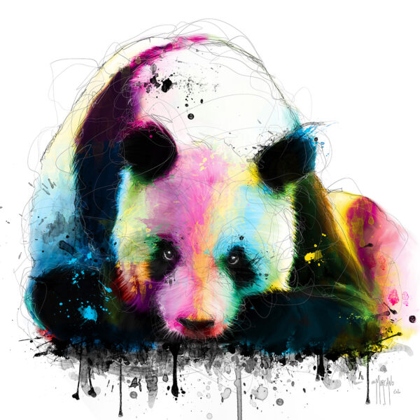 Méditation Panda - - Poster PREMIUM authentique de Patrice MURCIANO