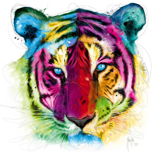 Tiger - Poster PREMIUM authentique de Patrice MURCIANO