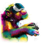 Homo gamer - Poster PREMIUM authentique de Patrice MURCIANO