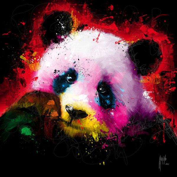 Panda Pop - Poster PREMIUM authentique de Patrice MURCIANO