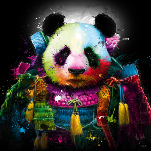 Panda Samouraï - Poster PREMIUM authentique de Patrice MURCIANO