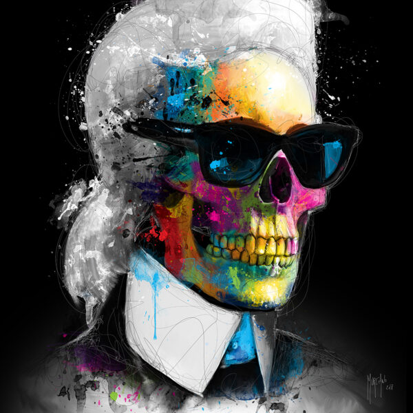 Fashion Skull-Poster PREMIUM authentique de Patrice MURCIANO