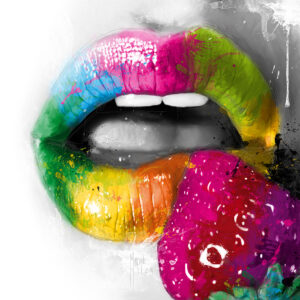 Fruity Kiss- Poster PREMIUM authentique de Patrice MURCIANO