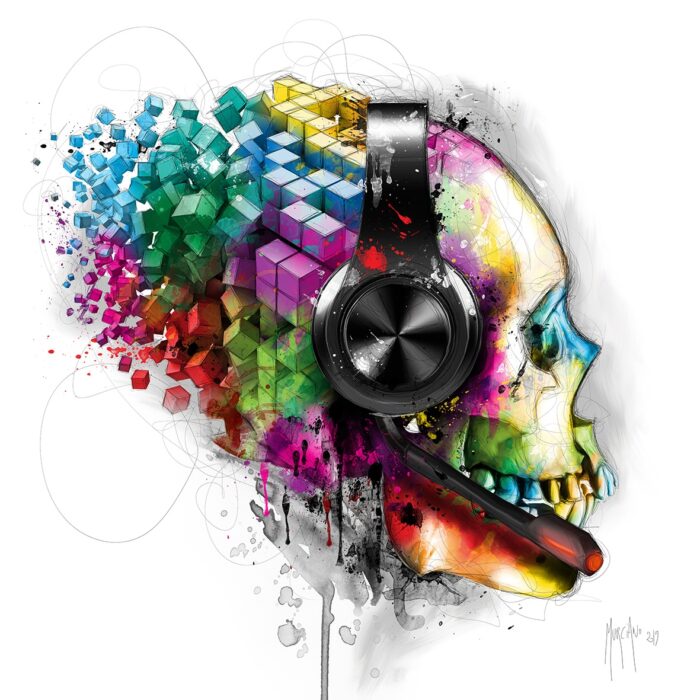 Game Over-Poster PREMIUM authentique de Patrice MURCIANO