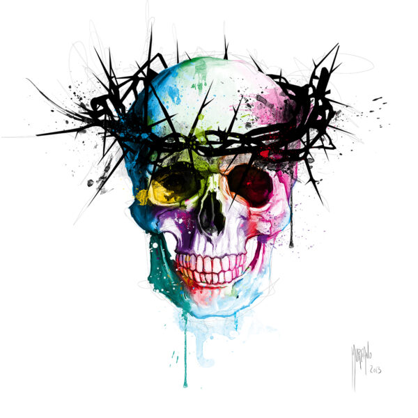 Jesus_S Skull-Poster PREMIUM authentique de Patrice MURCIANO