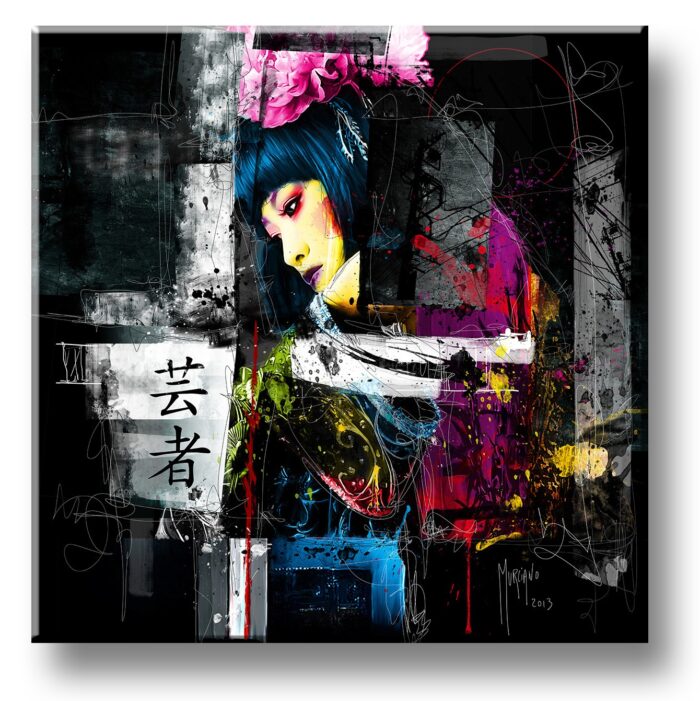 Tokyo - toile peinture - Galerie d'Art dans l'Hérault - art contemporain pop art by Murciano