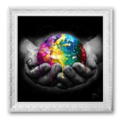 we are the world - toile peinture - Galerie d'Art dans l'Hérault - art contemporain pop art by Murciano