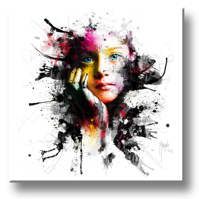 Pas de guerre pour nos enfants - toile peinture - Galerie d'Art dans l'Hérault - art contemporain pop art by Murciano