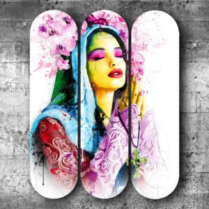 Skateboard contemporain pour décoration intérieure street Art - Galerie d'Art Montpellier
