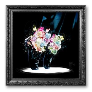 moonwalk - mickael jackson toile peinture - Galerie d'Art dans l'Hérault - art contemporain pop art by Murciano