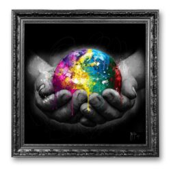 we are the world - toile peinture - Galerie d'Art dans l'Hérault - art contemporain pop art by Murciano