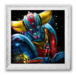 Goldorak - toile peinture - Galerie d'Art dans l'Hérault - art contemporain pop art by Murciano