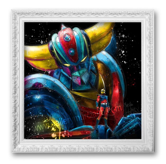 Goldorak - toile peinture - Galerie d'Art dans l'Hérault - art contemporain pop art by Murciano