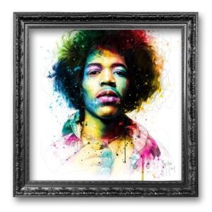 Jimi Hendrix - toile peinture - Galerie d'Art dans l'Hérault - art contemporain pop art by Murciano
