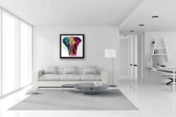 Africa POP - toile peinture - Galerie d'Art dans l'Hérault - art contemporain pop art by Murciano