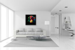 Darwin preoccupations - toile peinture - Galerie d'Art dans l'Hérault - art contemporain pop art by Murciano