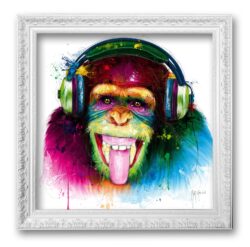 Dj Monkey - toile peinture - Galerie d'Art dans l'Hérault - art contemporain pop art by Murciano