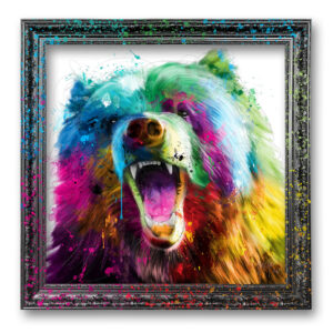 Bear POP - toile peinture - Galerie d'Art dans l'Hérault - art contemporain pop art by Murciano