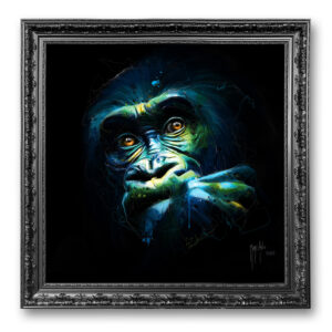 Black Kong - toile peinture - Galerie d'Art dans l'Hérault - art contemporain pop art by Murciano