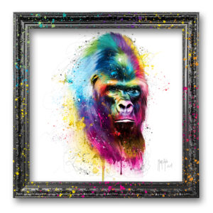 Gorille dans la brume - toile peinture - Galerie d'Art dans l'Hérault - art contemporain pop art by Murciano