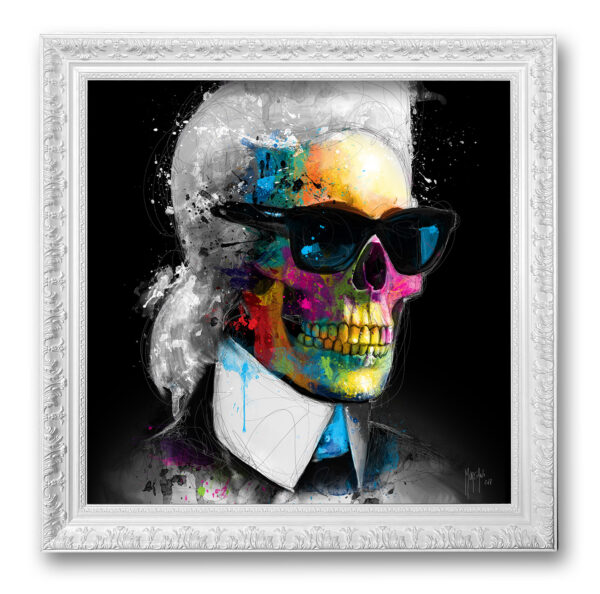 Fashion Skull tableau largerfield toile peinture