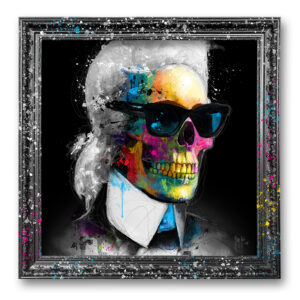 Fashion Skull tableau largerfield toile peinture