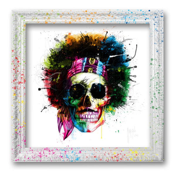 Hendrix Skull toile peinture oeuvre tableau