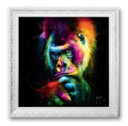 le vieux sage murciano gorille peinture oeuvre toile