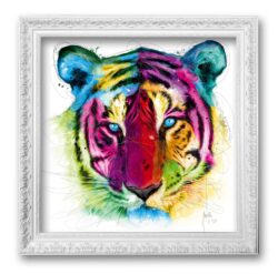 tiger tigre toile peinture tableau contemporain color