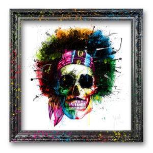 Hendrix Skull toile peinture oeuvre tableau