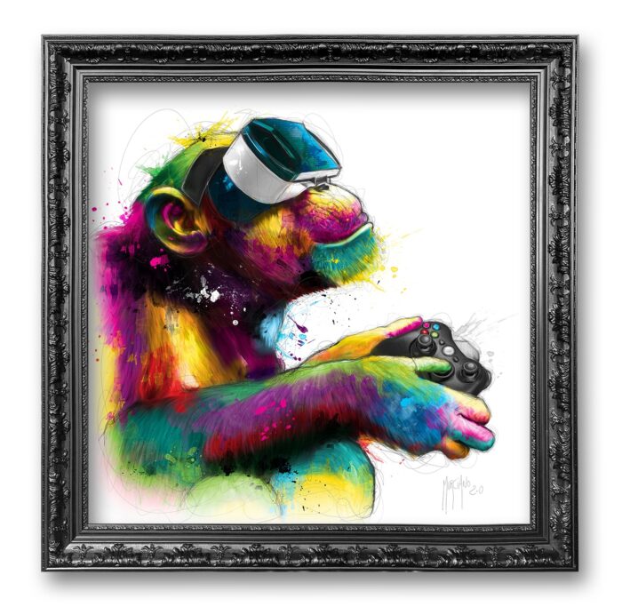 Homo Gamer tableau toile murciano