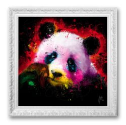 panda pop tableau toile oeuvre peinture