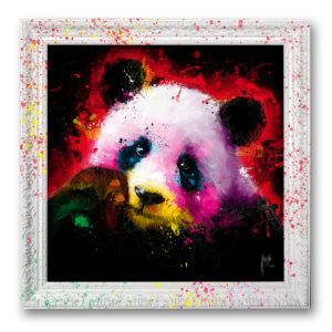 panda pop tableau toile oeuvre peinture