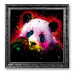 panda pop tableau toile oeuvre peinture