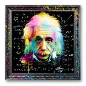 Tout est relatif - peinture tableau einstein albert by murciano