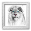 White Lion – Toile encadrée Prestige