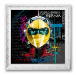 Actarus peinture toile tableau contemporain couleur