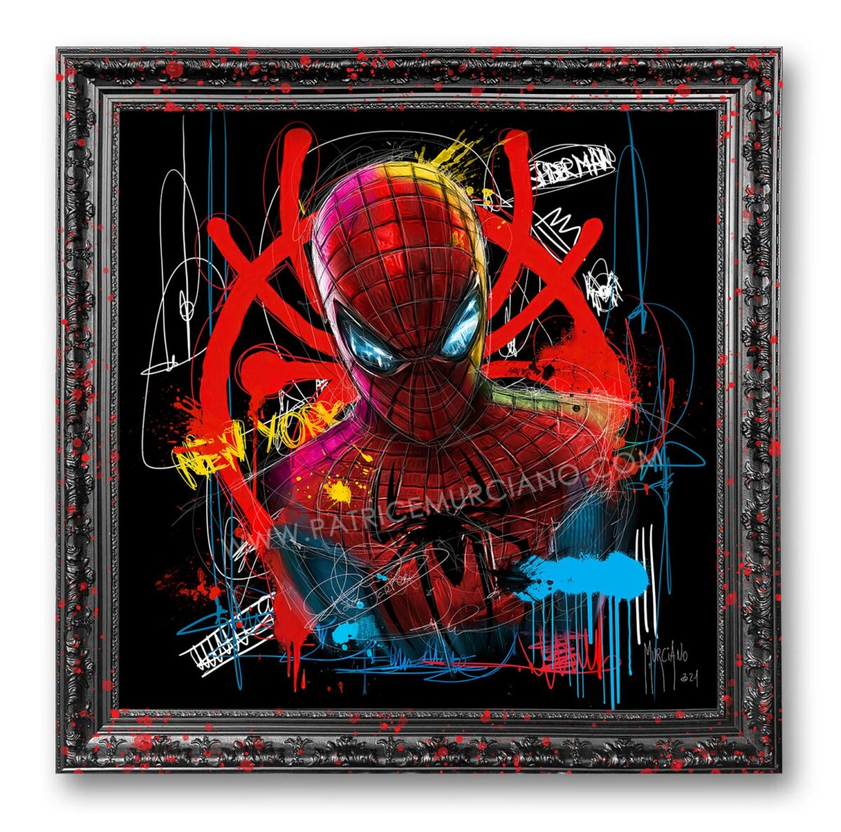 Spider Art - Toile encadrée Prestige - Galerie d'Art Murciano - Montpellier