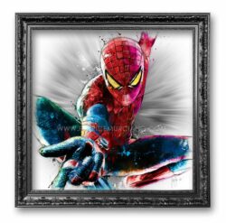 spiderman-toile-peinture-oeuvre-tableau-salon-design-oldschool