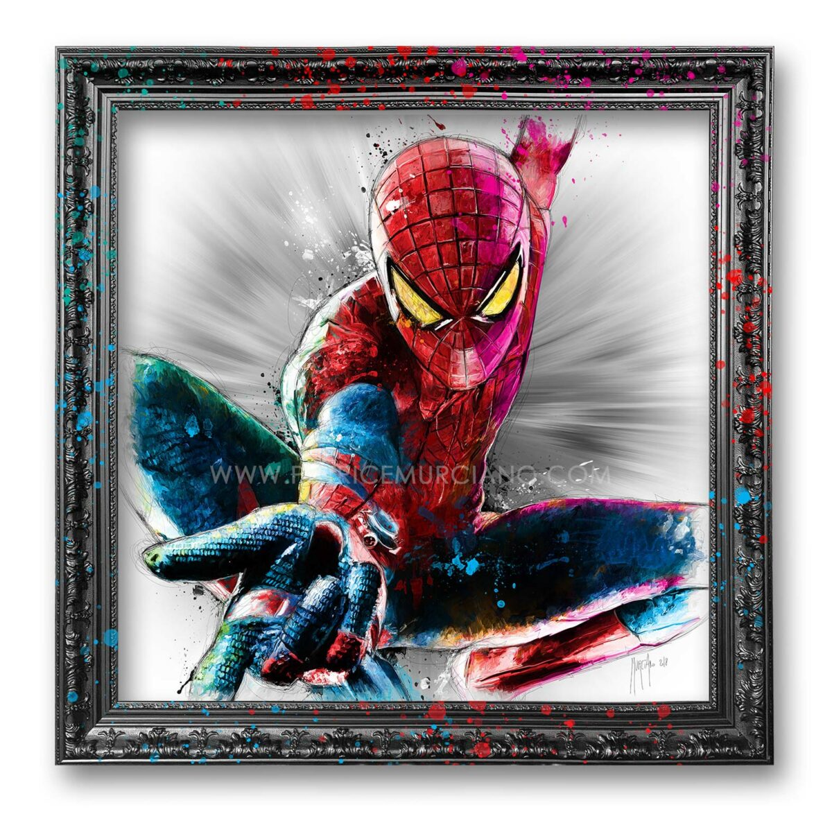 Cadre Spiderman - l'atelier déco de Lou