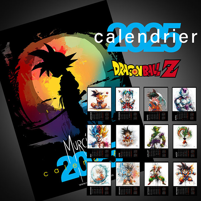 Calendriers dragon ball Z