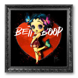 Betty boop - Tableau peinture toile oeuvre